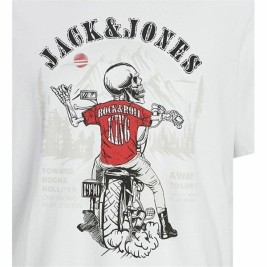 Мъжка тениска с къс ръкав Jack & Jones skull Rock Crew