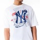 Мъжка тениска с къс ръкав New Era MLB FOOD GRPHC OS New York Yankees Бял