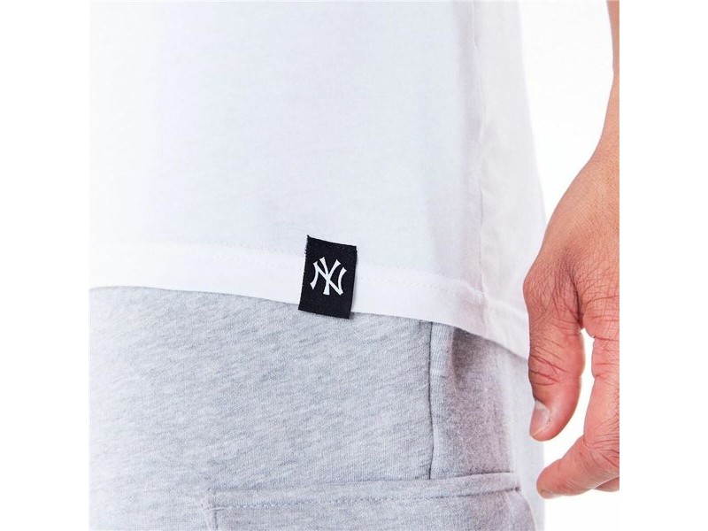 Мъжка тениска с къс ръкав New Era MLB FOOD GRPHC OS New York Yankees Бял