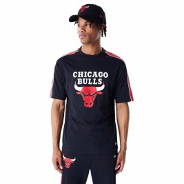 Мъжка тениска с къс ръкав New Era NBA PANEL OS Chicago Bulls Черен