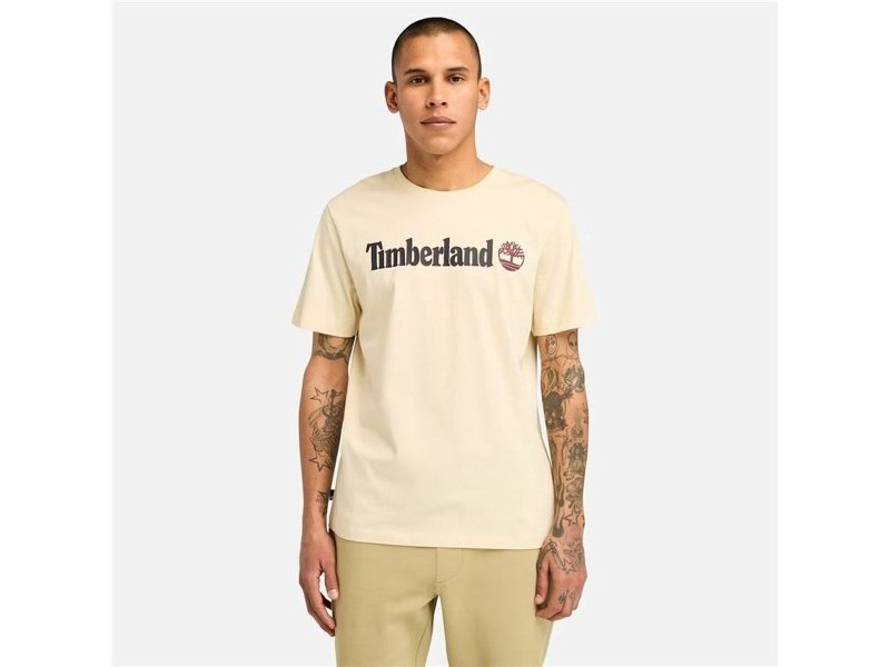 Мъжка тениска с къс ръкав Timberland Kennebec River Linear Logo