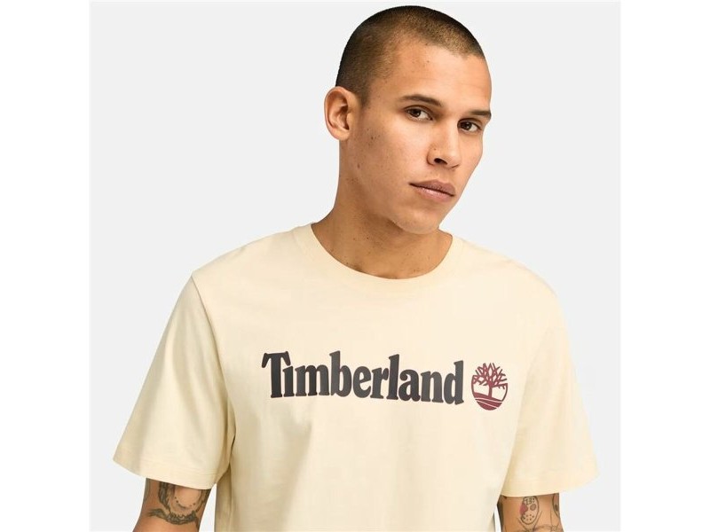 Мъжка тениска с къс ръкав Timberland Kennebec River Linear Logo