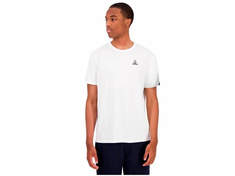 Мъжка тениска с къс ръкав Le coq sportif Heritage N°1 New Brand Бял