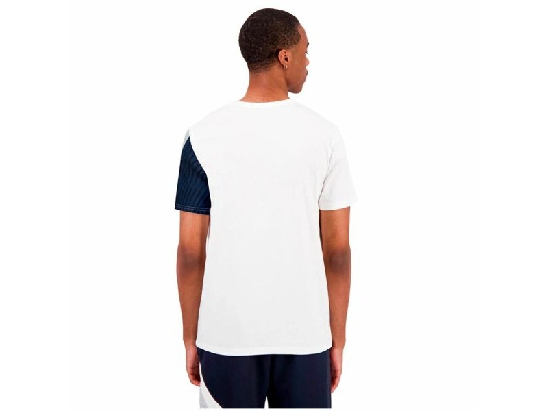 Мъжка тениска с къс ръкав Le coq sportif Heritage N°1 New Brand Бял