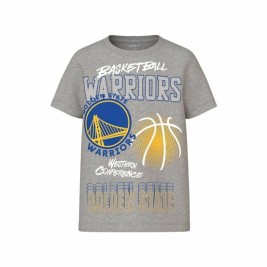 Детски Тениска с къс ръкав Name It mjyg Nba Box Ous Светло сив