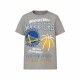 Детски Тениска с къс ръкав Name It mjyg Nba Box Ous Светло сив