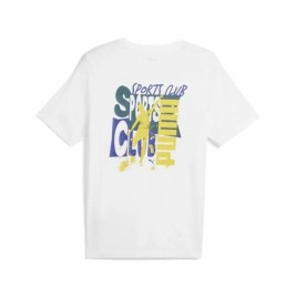 Мъжка тениска с къс ръкав Puma Graphics Puma Sports Club Бял