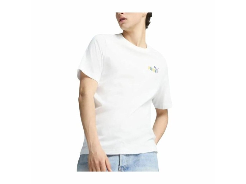 Мъжка тениска с къс ръкав Puma Graphics Puma Sports Club Бял