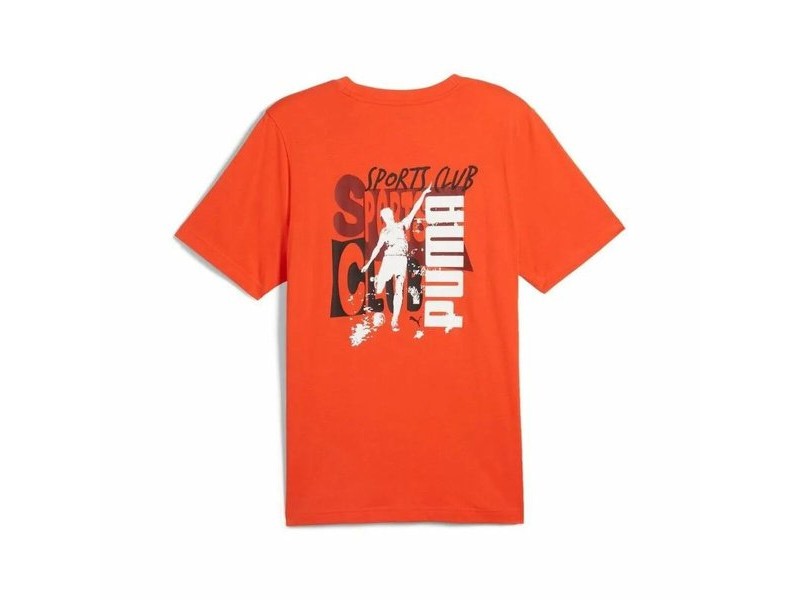 Мъжка тениска с къс ръкав Puma Graphics Puma Sports Club Оранжев