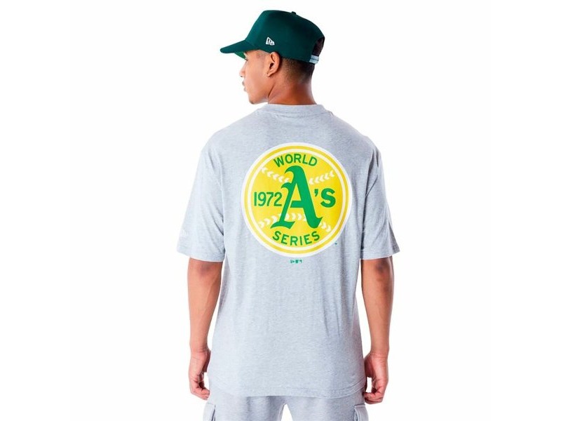 Мъжка тениска с къс ръкав New Era MLB WORLD SERIES OS Oakland Athletics