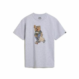 Детски Тениска с къс ръкав Vans Peace Oso Crew Сив