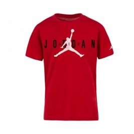 Детски Тениска с къс ръкав Jordan Jumpman Sustainable Graphi Червен