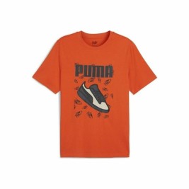 Мъжка тениска с къс ръкав Puma Graphics Sneaker Оранжев