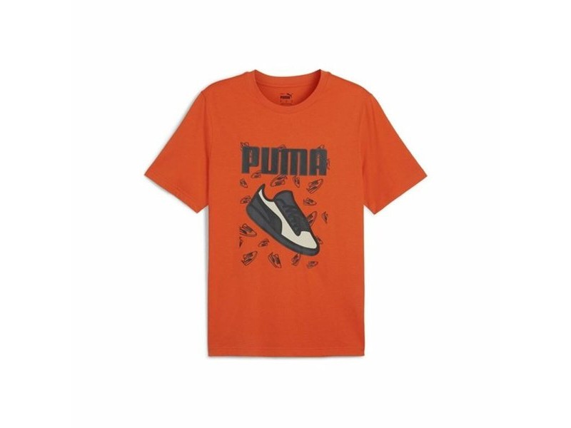 Мъжка тениска с къс ръкав Puma Graphics Sneaker Оранжев