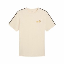 Мъжка тениска с къс ръкав Puma Ess Tape Minimal Gold Бежов