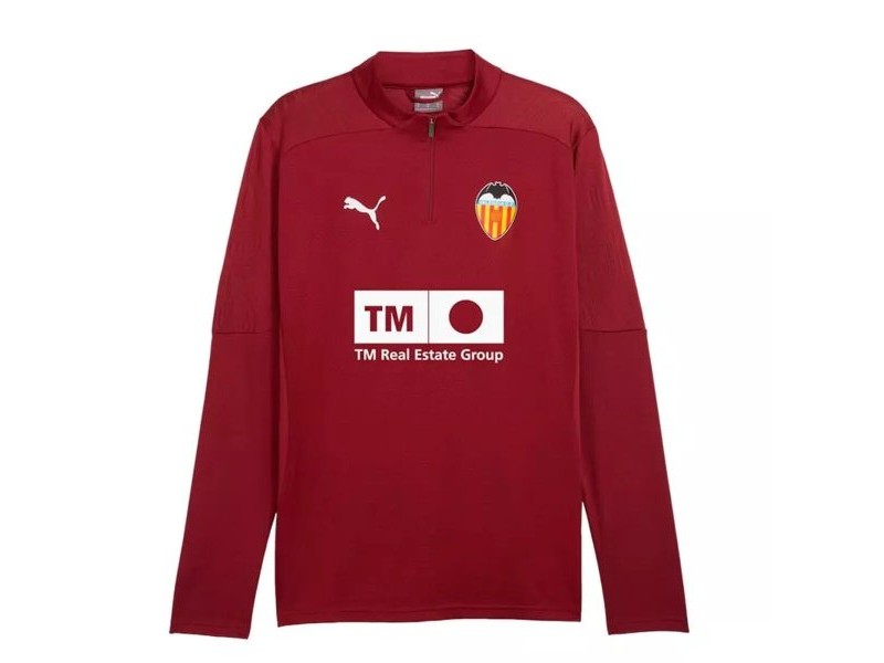 Тренировъчен Суичър за Възрастни Puma Valencia CF 24/25 Training Бял
