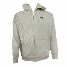 Дамски суичър с качулка Puma Бежов