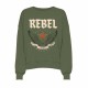 Дамски суичър без качулка Only Onllayla L/S Wings O-Neck Син