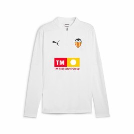 Тренировъчен Суичър за Възрастни Puma Valencia C.F. Бял
