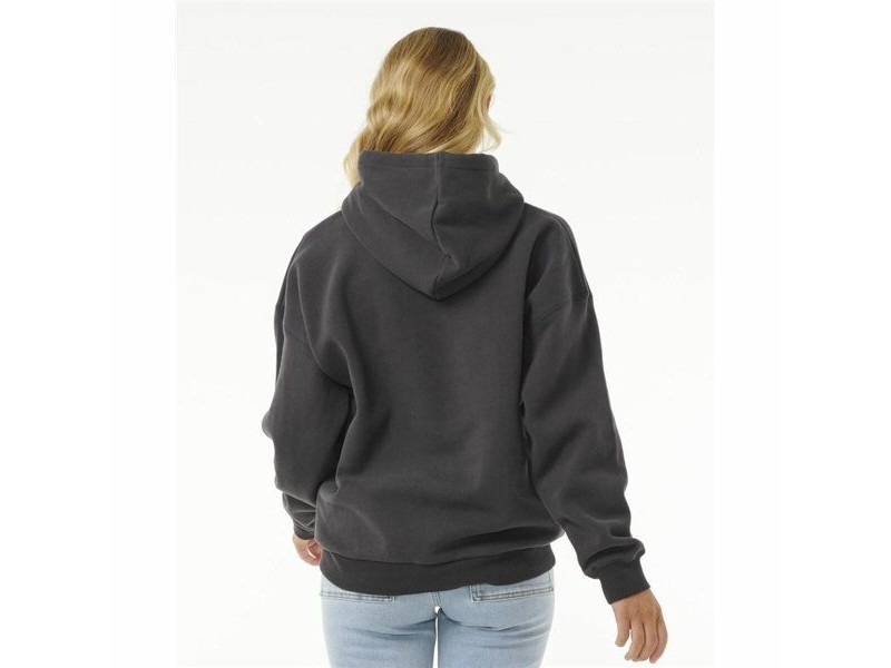 Дамски суичър с качулка Rip Curl Varsity Черен