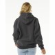 Дамски суичър с качулка Rip Curl Varsity Черен