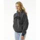 Дамски суичър с качулка Rip Curl Varsity Черен