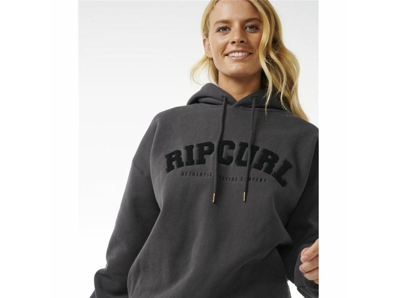 Дамски суичър с качулка Rip Curl Varsity Черен