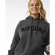 Дамски суичър с качулка Rip Curl Varsity Черен