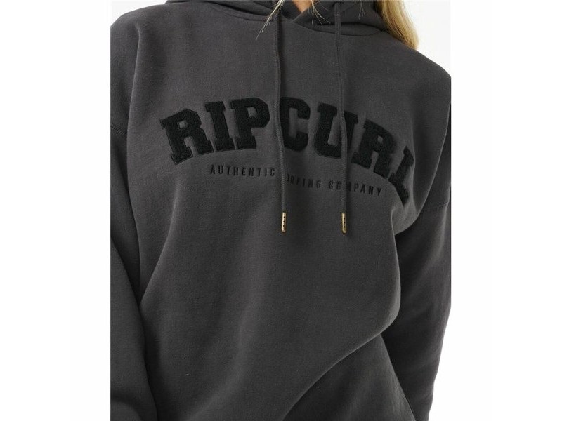 Дамски суичър с качулка Rip Curl Varsity Черен