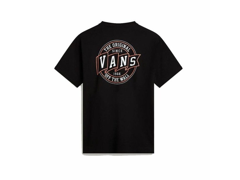 Мъжка тениска с къс ръкав Vans Og Pennant Ss Crew Черен