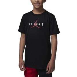 Детски Тениска с къс ръкав Jordan Jumpman Sustainable Черен
