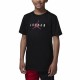 Детски Тениска с къс ръкав Jordan Jumpman Sustainable Черен