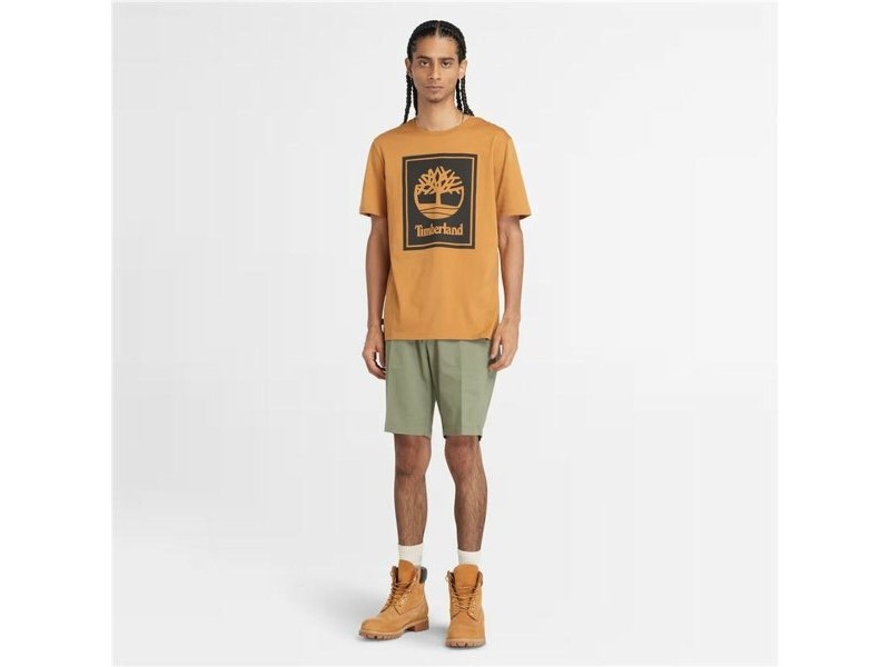Мъжка тениска с къс ръкав Timberland Stack Logo