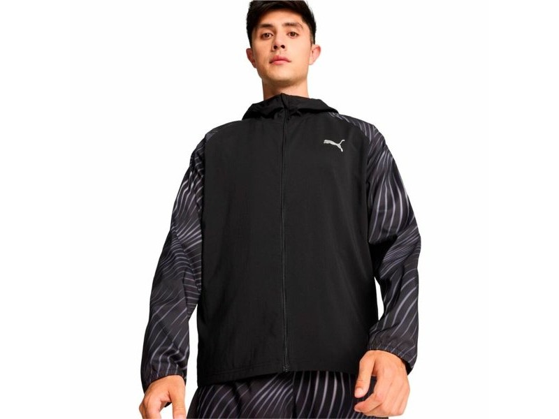 Мъжко Спортно Яке Puma Run Favorite Aop Woven Черен