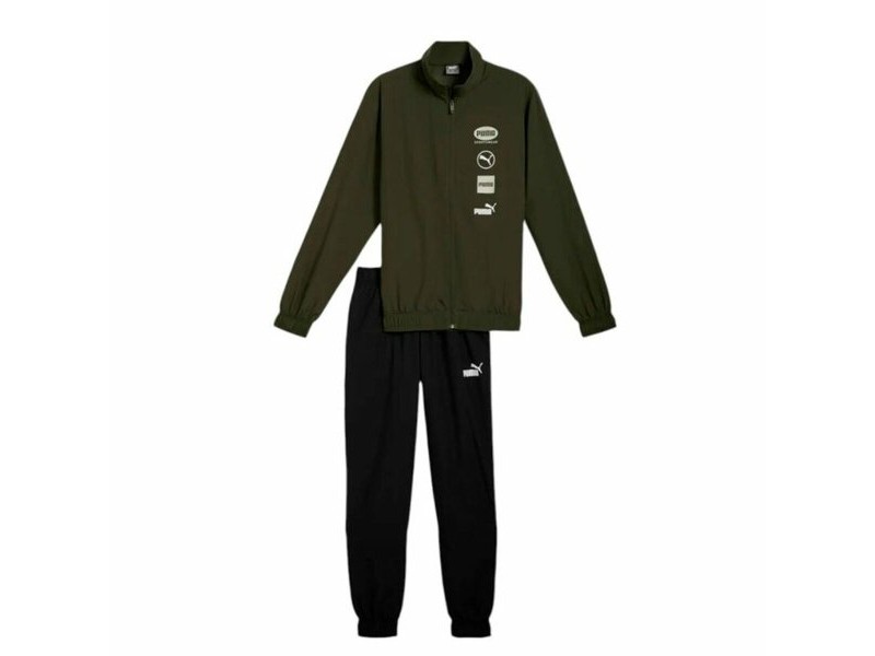 Спортен Костюм за Възрастни Puma Woven Graphic Suit Cl Зелен Мъже
