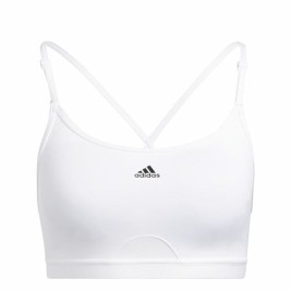 Спортен Сутиен Adidas Aeroreact Ls P Бял