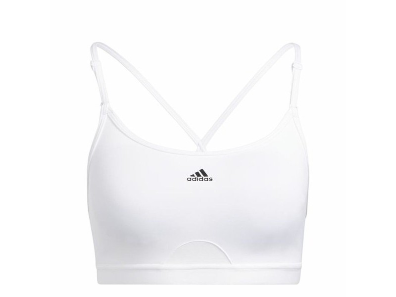 Спортен Сутиен Adidas Aeroreact Ls P Бял