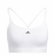 Спортен Сутиен Adidas Aeroreact Ls P Бял