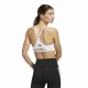 Спортен Сутиен Adidas Aeroreact Ls P Бял