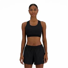 Спортен Сутиен New Balance Sleek Medium Черен