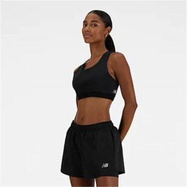 Спортен Сутиен New Balance Sleek Medium Черен
