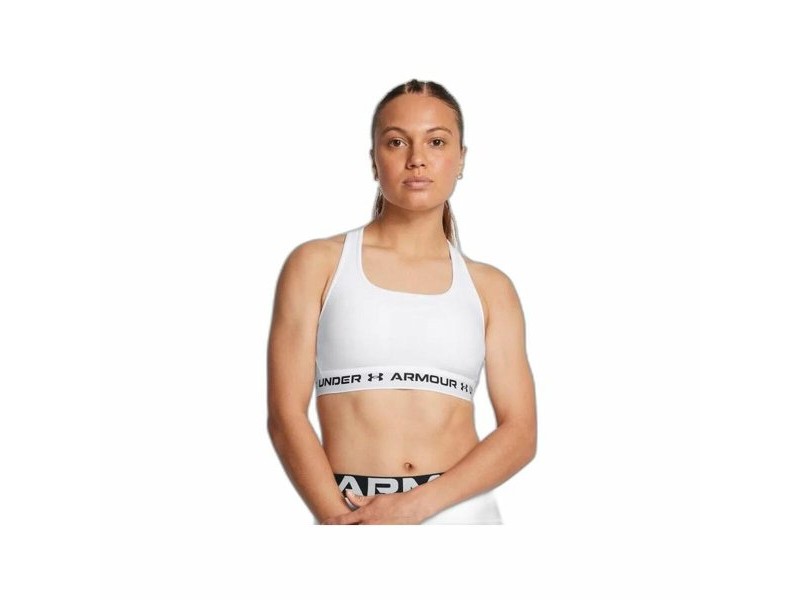 Спортен Сутиен Under Armour CroSSback Mid Бял