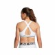 Спортен Сутиен Under Armour CroSSback Mid Бял