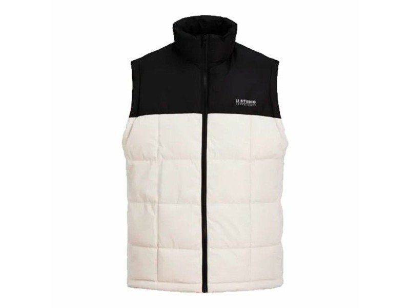 Мъжка Спортна Жилетка Jack & Jones Jjben Square Moonbeam Черен Мъжка Спортна Жилетка Jack & Jones Jjben Square Moonbeam Черен