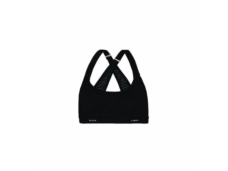 Женски Спортен Топ Black Limba Skyline Mesh Черен