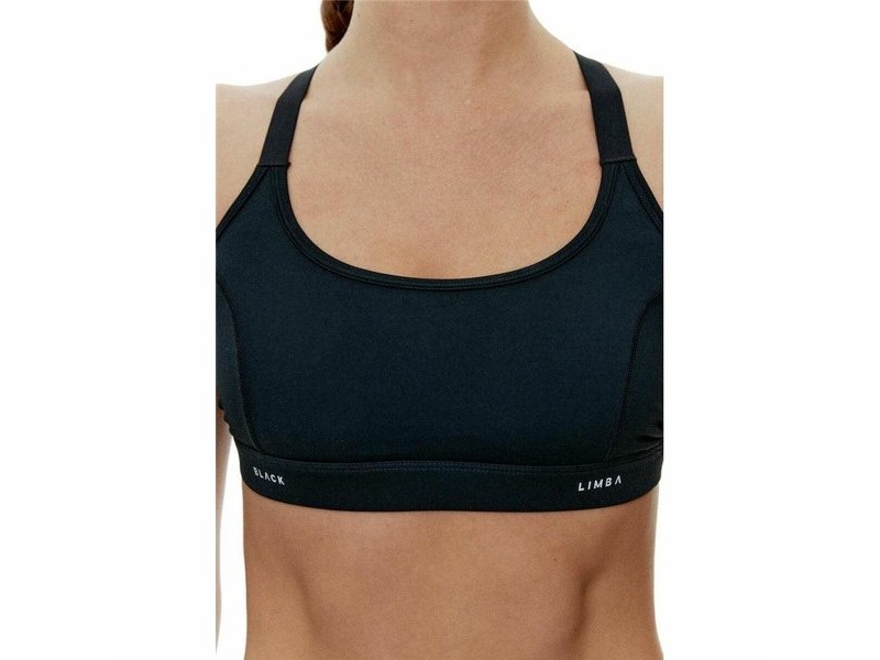 Женски Спортен Топ Black Limba Skyline Mesh Черен