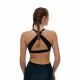 Женски Спортен Топ Black Limba Skyline Mesh Черен