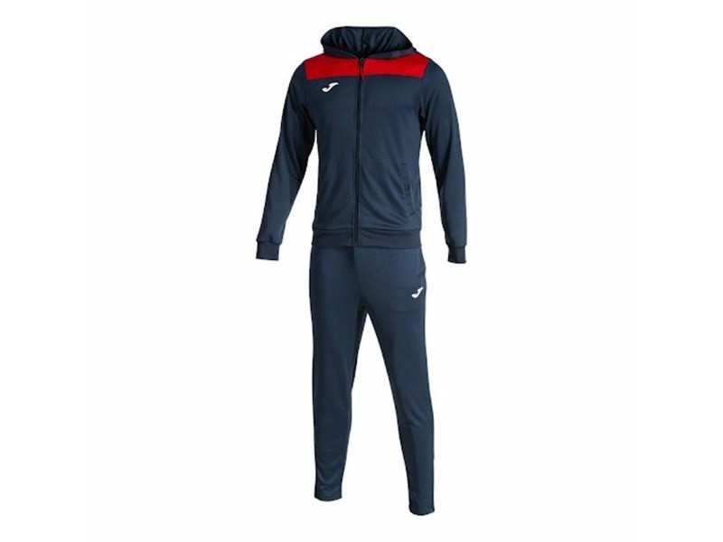 Спортен Костюм за Възрастни Joma Sport PhoenIX II Червен Морско син Детски Мъже 2 Части