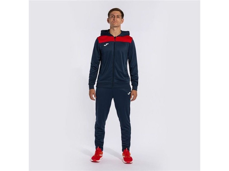 Спортен Костюм за Възрастни Joma Sport PhoenIX II Червен Морско син Детски Мъже 2 Части