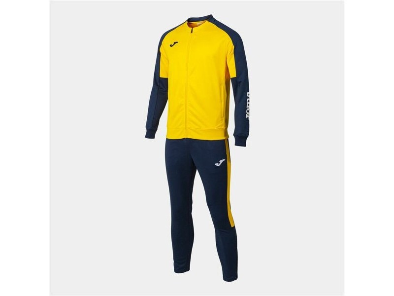 Спортен Костюм за Възрастни Joma Sport Eco Championship Жълт Морско син Детски Мъже 2 Части